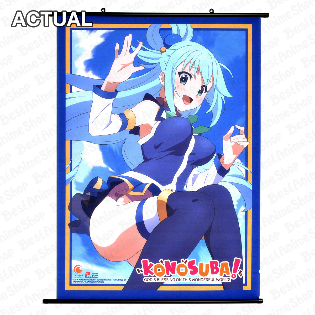 konosuba-aqua-wall-scroll– Best Anime Shop