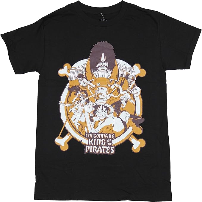 One Piece Shonen Jump Mens T-Shirt - I'm Gonna Be King of The Pirates – Best Ani