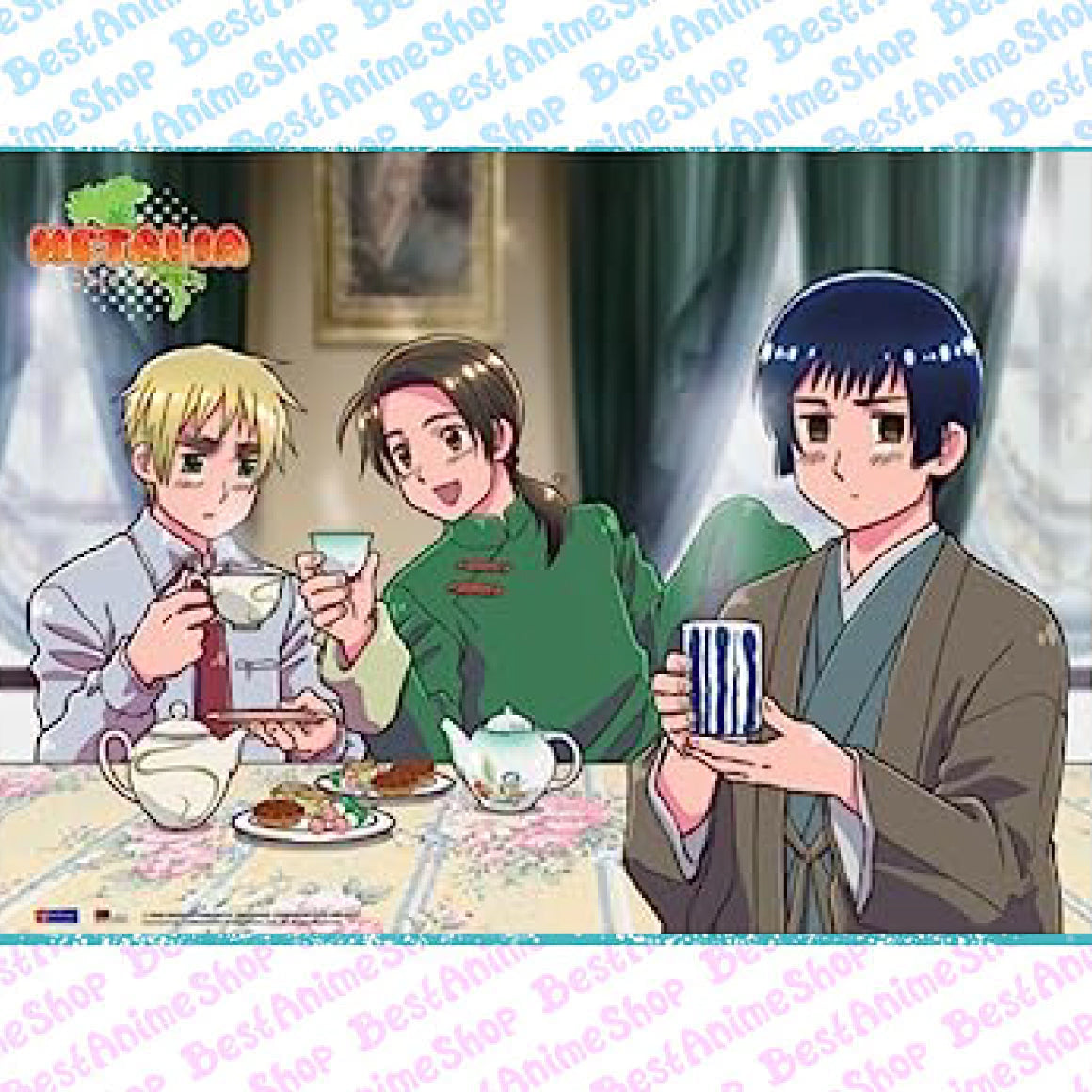 Hetalia Tea Time Wall Scroll, 33 by 44-Inch– Best Anime Shop