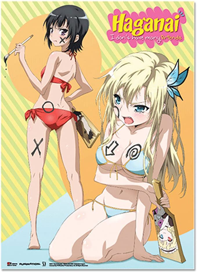 HAGANAI - BIKINI GIRLS WALLSCROLL– Best Anime Shop