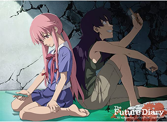 Future Diary - New Yuno & Minene Wall Scroll– Best Anime Shop