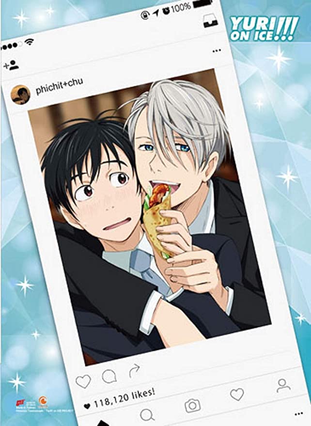 Yuri!!! On Ice - Yuri & Victor 2 Wall Scroll– Best Anime Shop