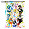 Sailor Moon - Soldiers Floral Wall Scroll