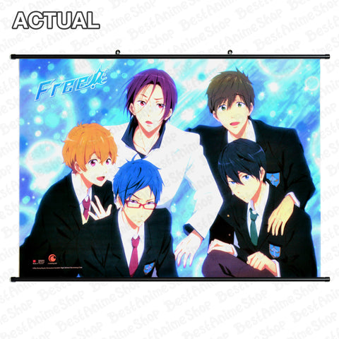 Free! - Suit Group Line-up Wall Scroll