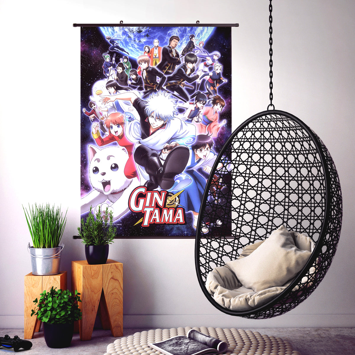 gintama-full-cast-group-wall-scroll– Best Anime Shop